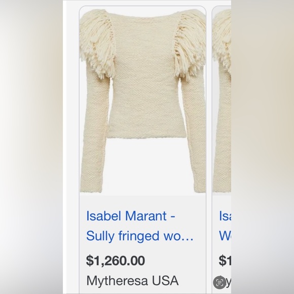 Isabel Marant sully fringed wool sweater - Picture 4 of 5